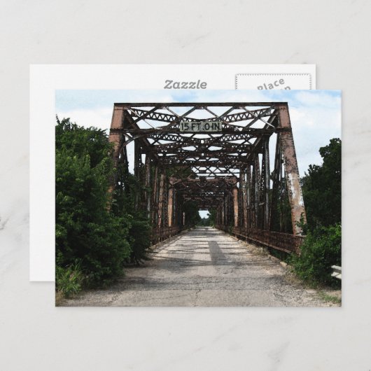 The Old River Bridge Postkarte (Vorne/Hinten)