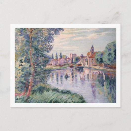 The Old Samois, c.1900 (Öl auf Leinwand) Postkarte (Vorderseite)