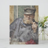 The Old Sea Dog (von Henry Scott Tuke) Karte (Stehend Vorderseite)