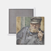 The Old Sea Dog (von Henry Scott Tuke) Magnet (Vorderseite/Rückseite)