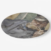 The Old Sea Dog (von Henry Scott Tuke) Pappteller (Schrägansicht)