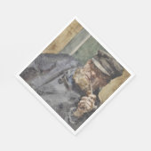 The Old Sea Dog (von Henry Scott Tuke) Serviette (Ecke)