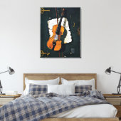 The Old Violin Leinwanddruck (Insitu (Schlafzimmer))