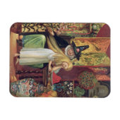 The Old Witch combing Gerda's hair with a golden c Magnet (Horizontal)