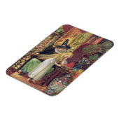 The Old Witch combing Gerda's hair with a golden c Magnet (Linke Seite)