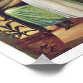 The Old Witch combing Gerda's hair with a golden c Poster (Ecke)