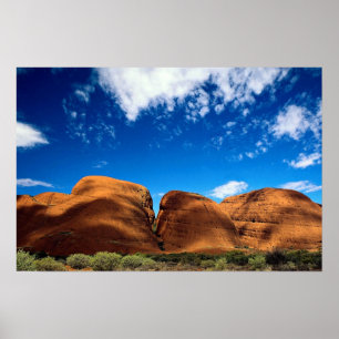 The Olgas, Uluru National Park, Northern Territory Poster
