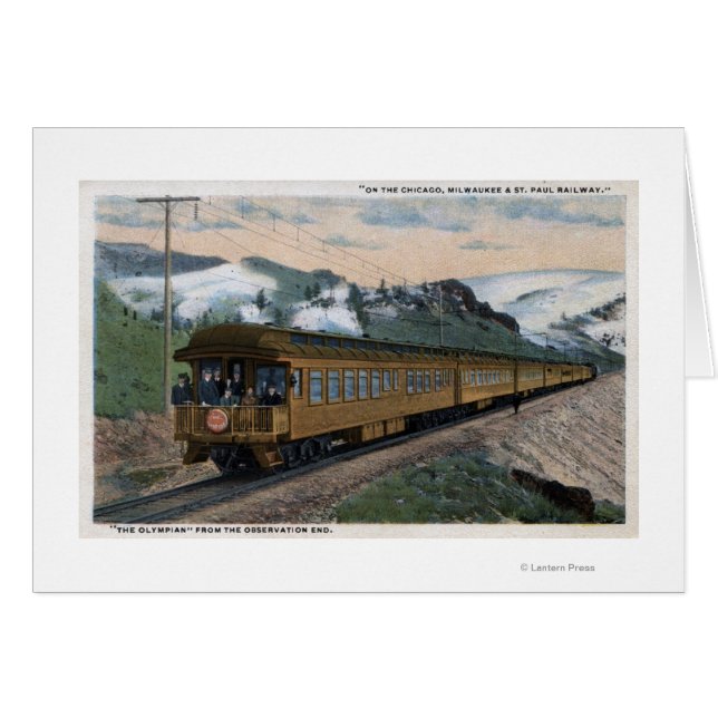 "The Olympian" Chicago, Milwaukee und St. Paul (Vorderseite (Horizontal))