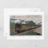 "The Olympian" Chicago, Milwaukee und St. Paul Postkarte (Vorne/Hinten)