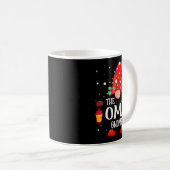 The Oma Gnome Matching Family Christmas Gnome Paja Kaffeetasse (VorderseiteRechts)