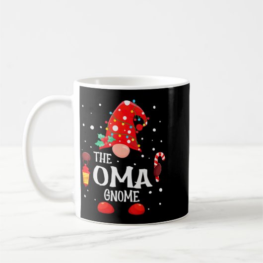 The Oma Gnome Matching Family Christmas Gnome Paja Kaffeetasse (Links)