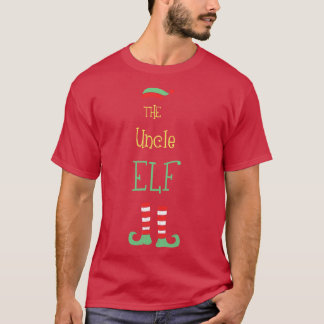 The Oncle Elf Christmas Elf T-Shirt Family Matchin