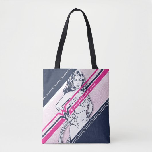 The One And Only Wonder Woman' Retro Graphic Tasche (Vorderseite)