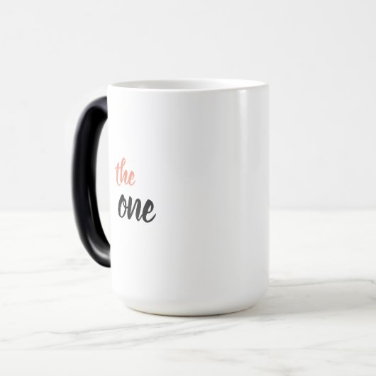 The One Coffee Mug Verwandlungstasse (Vorderseite Links)