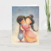The One I Walk With Valentine Card Karte (Vorderseite)