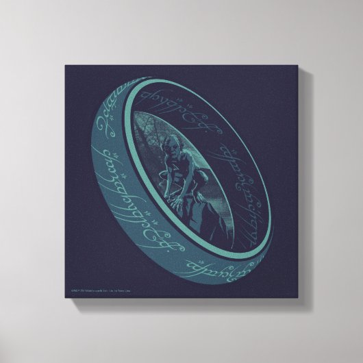 THE ONE RING™ GOLLUM™ Graphic Leinwanddruck (Vorderseite)