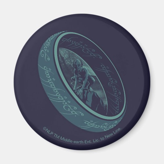 THE ONE RING™ GOLLUM™ Graphic Magnet (Vorne)