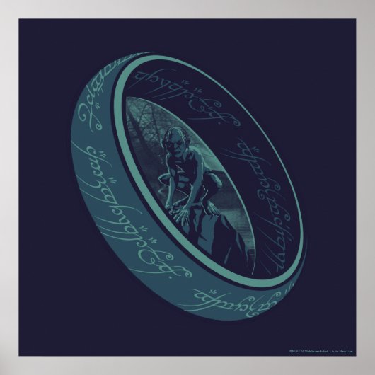 THE ONE RING™ GOLLUM™ Graphic Poster (Vorne)