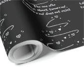 The One Who Talks About Tomorrow, Tomorrow Does No Geschenkpapier (Rolleneckpunkt)