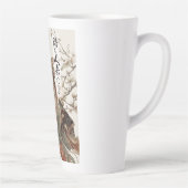 "The One Will Come" Japanese Cat Art Latte Mug Milchtasse (Rechts)