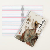 "The One Will Come" Japanese Cat Art Spiral  Notizblock (Innen)