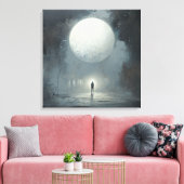 The Ones Who Saw Before the After — Gothic Surreal Leinwanddruck (Insitu (Wohnzimmer))