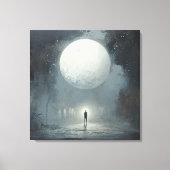 The Ones Who Saw Before the After — Gothic Surreal Leinwanddruck (Vorderseite)