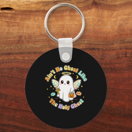 The Only Ghost I Know Is The Holy Ghost Halloween Schlüsselanhänger (Vorderseite)