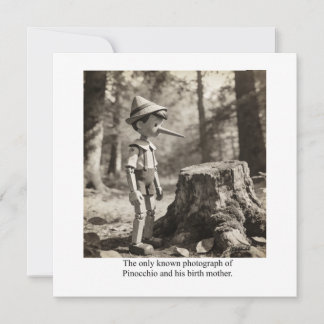 The only known photo of Pinocchio and his mother