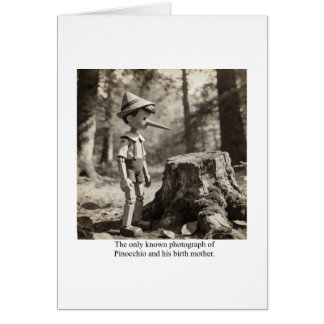 The only known photo of Pinocchio and his mother