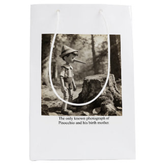 The only known photo of Pinocchio and his mother Mittlere Geschenktüte