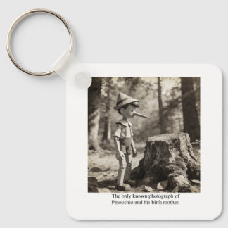 The only known photo of Pinocchio and his mother Schlüsselanhänger
