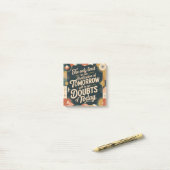 The Only Limit To Our Realization Of Tomorrow Post-it Klebezettel (Auf Schreibtisch)