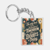 The Only Limit To Our Realization Of Tomorrow Schlüsselanhänger (Vorderseite links)