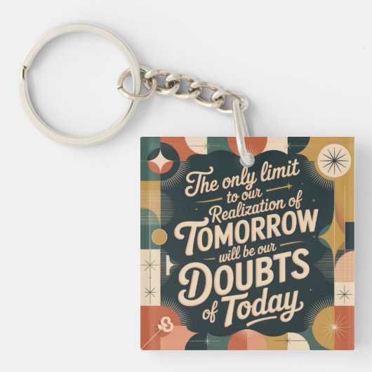 The Only Limit To Our Realization Of Tomorrow Schlüsselanhänger (Vorderseite)