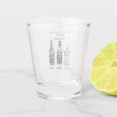 The Only Men I Trust: Jack, Jim, Jose Schnapsglas (Rückseite)