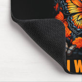 The Only Orange Monarch Funny Butterfly Nature Quo Mousepad (Ecke)