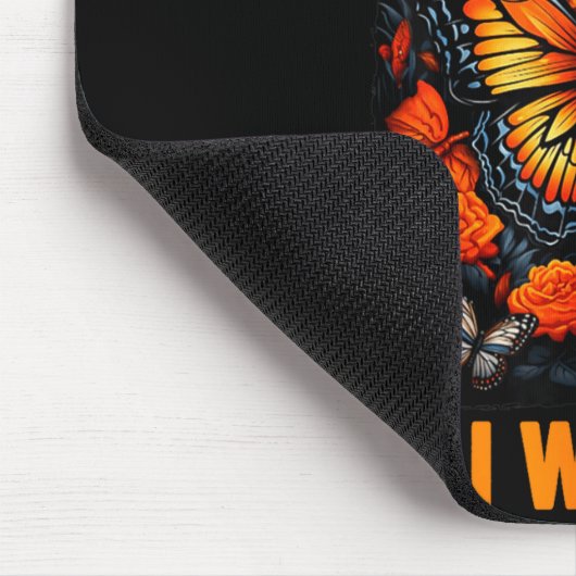 The Only Orange Monarch Funny Butterfly Nature Quo Mousepad (Ecke)