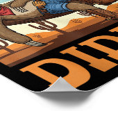 The Only Squat, die ich mache, ist Diddly Sloth Co Poster (Ecke)