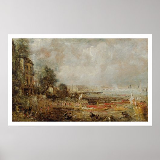 The Opening of Waterloo Bridge, c.1829-31 (Öl auf Poster (Vorne)