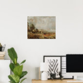 The Opening of Waterloo Bridge, c.1829-31 (Öl auf Poster (Heimbüro)