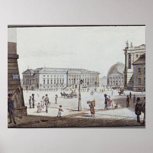 The Opernplatz, Berlin Poster (Vorne)
