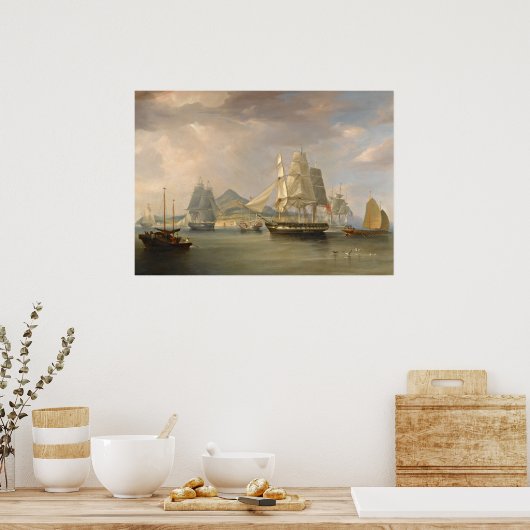 The Opium Ships by WJ Huggins poster 20"x28" (Küche)