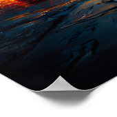 The Oracle Without a Face Monumental Expressionist Poster (Ecke)