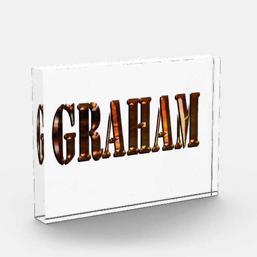 "The Orange Dimension Name of Graham" Fotoblock (Links)