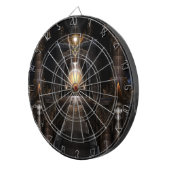 The Orb of Acrellis Fraktal Art Dart Board Dartscheibe (Vorderseite rechts)