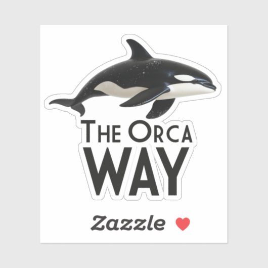 The Orca Way Aufkleber (Blatt)