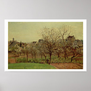 The Orchard, 1870 (oil on canvas) Poster