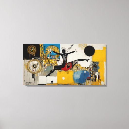 The Orchestra and the Ballerina Leinwanddruck (Vorderseite)