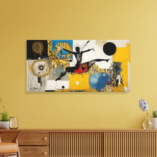 The Orchestra and the Ballerina Leinwanddruck (Insitu (Wohnzimmer))